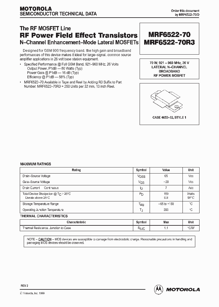 MRF6522-70R3_415037.PDF Datasheet