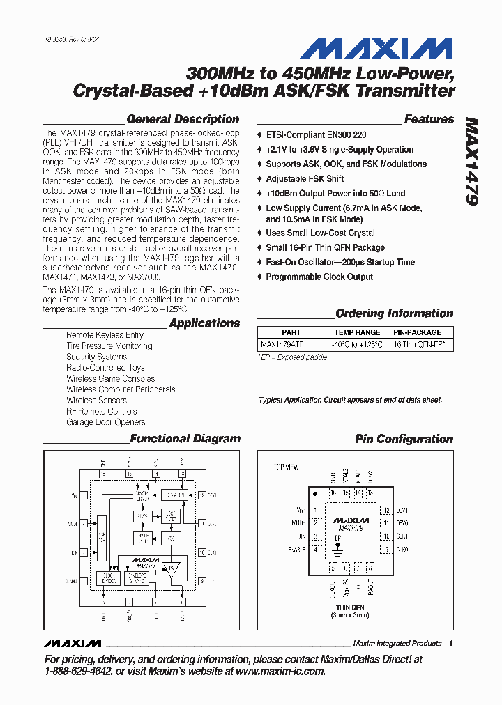 MAX1479_396330.PDF Datasheet