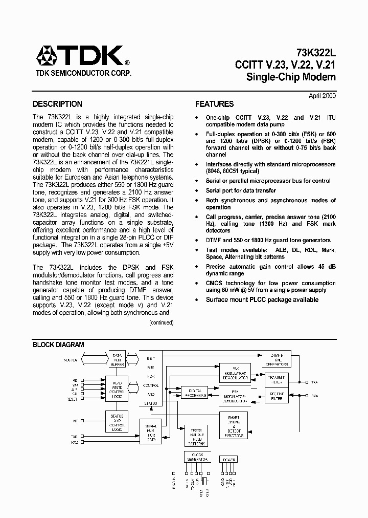 73K322L_426450.PDF Datasheet