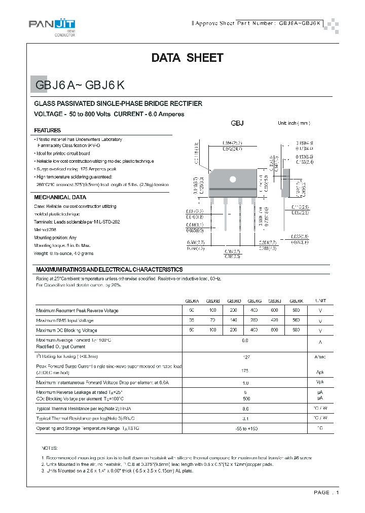GBJ6_426818.PDF Datasheet
