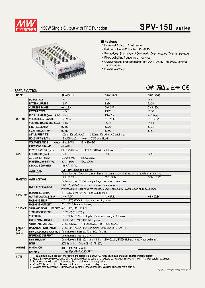 SPV-150-12_774265.PDF Datasheet