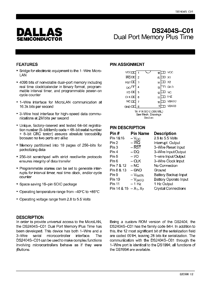 DS2404-C01_434007.PDF Datasheet