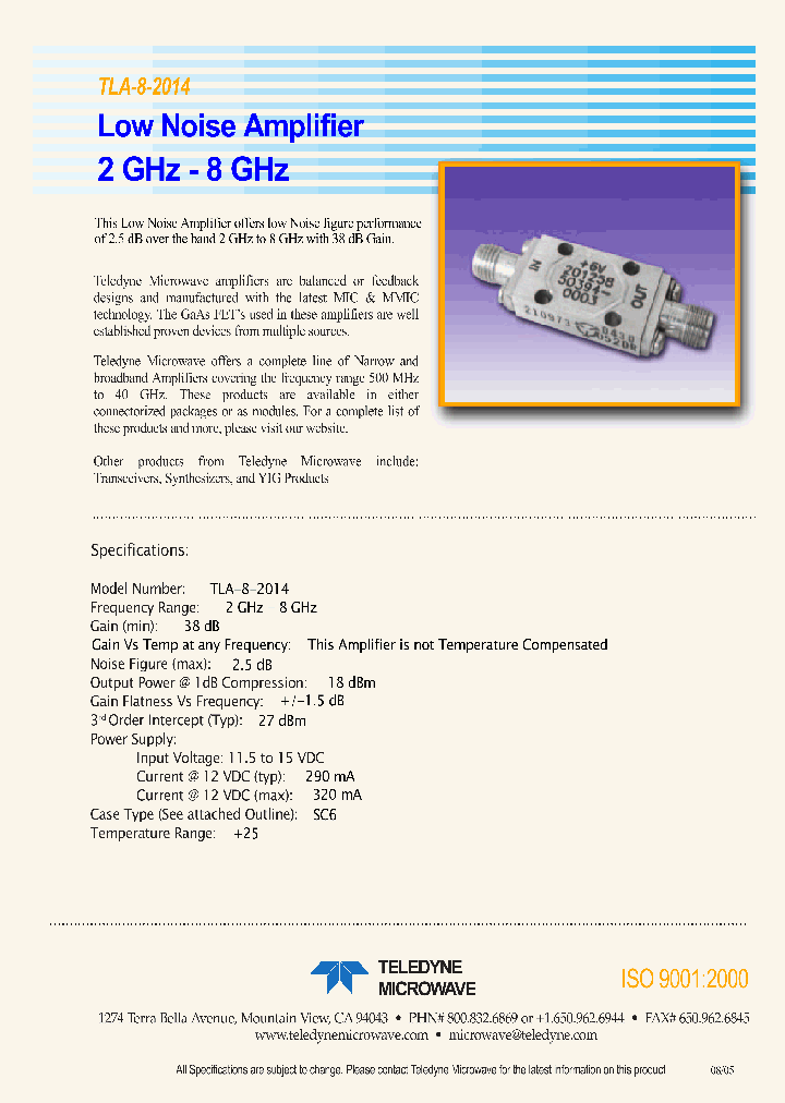 TLA-8-2014_441617.PDF Datasheet