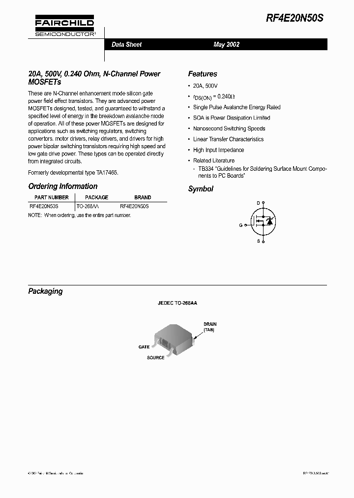 RF4E20N50S_422816.PDF Datasheet
