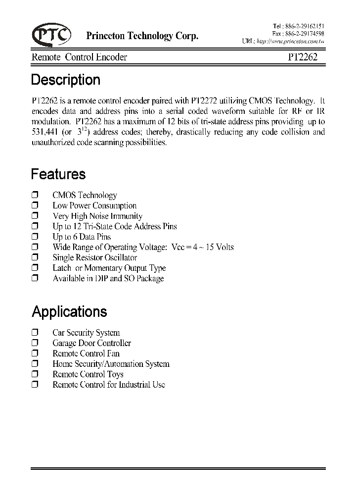 PT2262-RF-P_423576.PDF Datasheet
