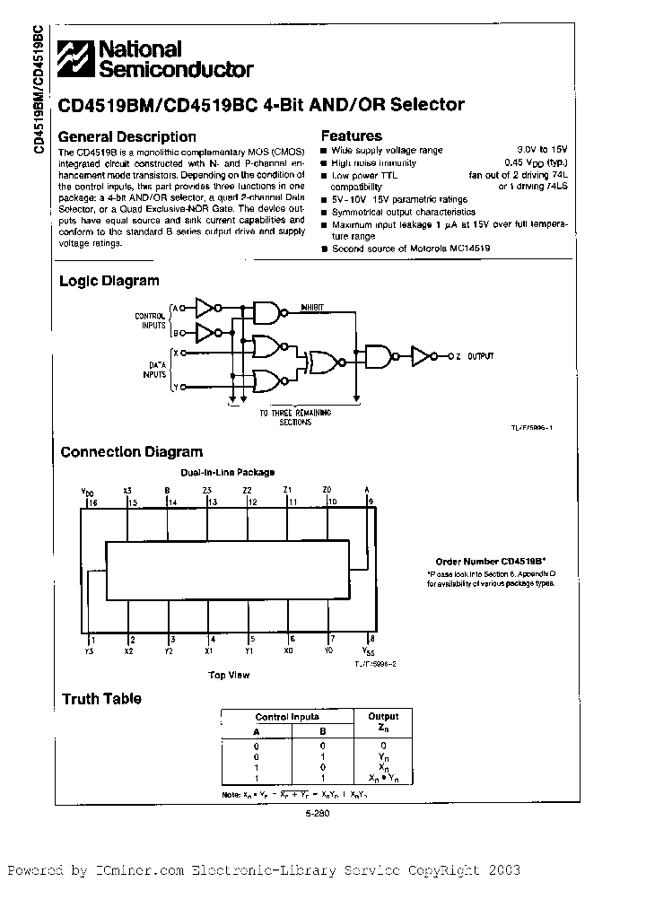 CD4519BCNA_448838.PDF Datasheet