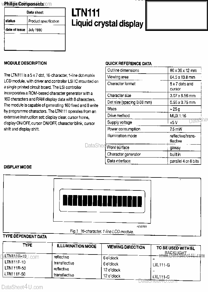 LTN111_418418.PDF Datasheet