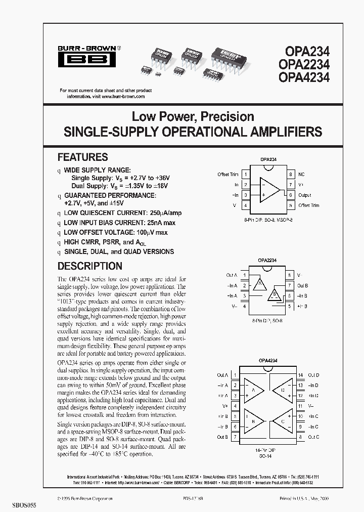 OPA234E2K5_451797.PDF Datasheet
