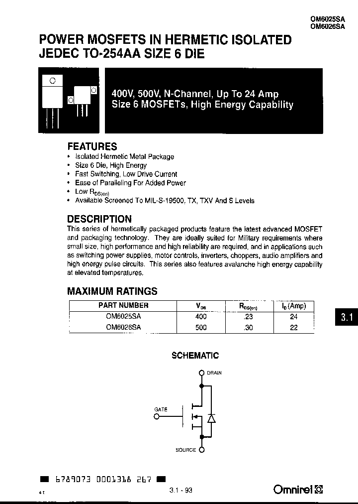 OM6025CSA_453488.PDF Datasheet