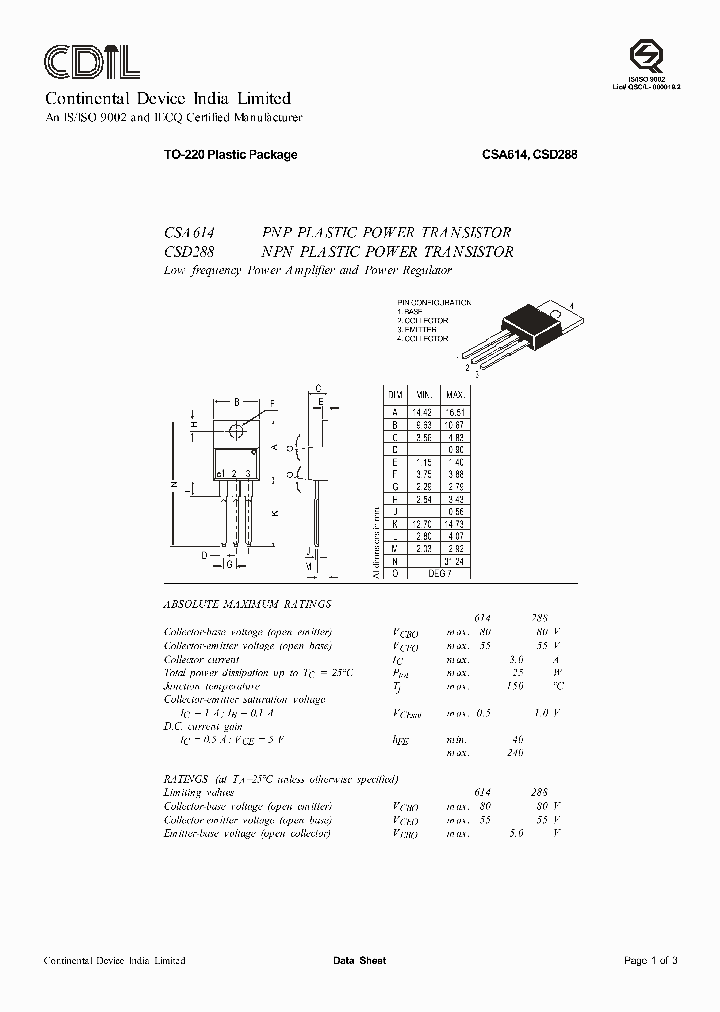 CSA614O_456863.PDF Datasheet
