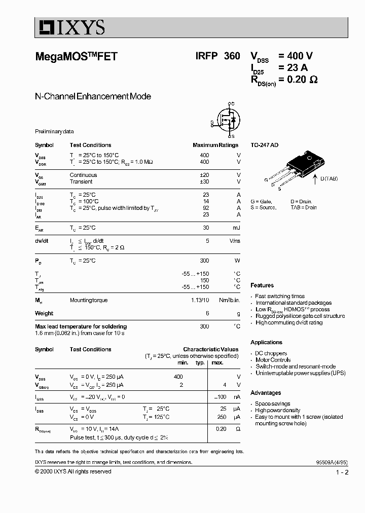 IRFP360_457251.PDF Datasheet