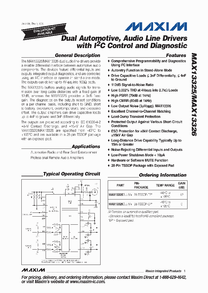 MAX13325GUIV_792017.PDF Datasheet
