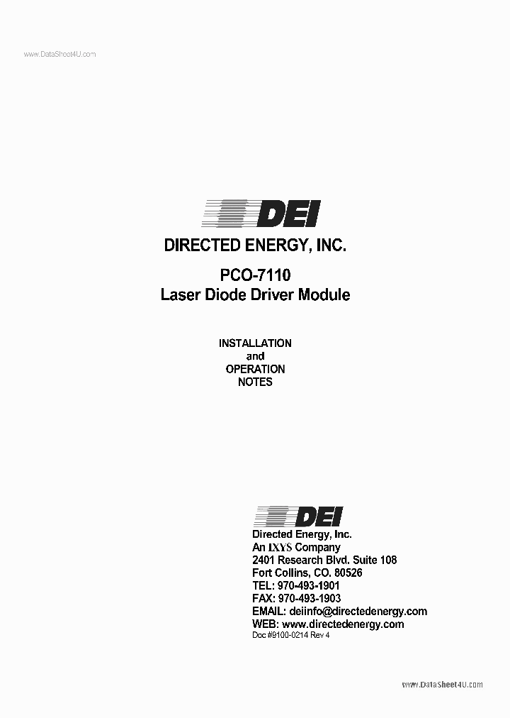 PCO-7110_422079.PDF Datasheet