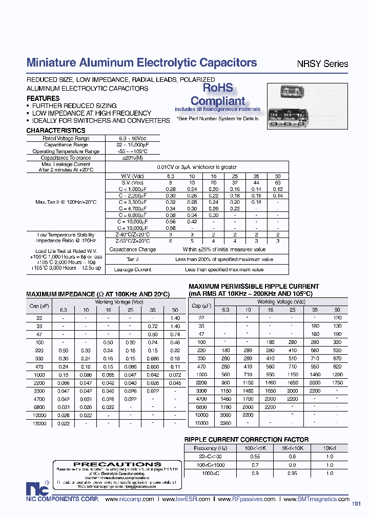 NRSY101M50V63X11TBF_469396.PDF Datasheet