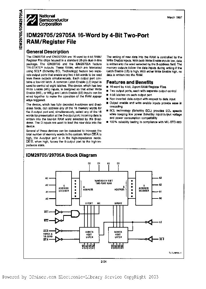 IDM29705JM883_470330.PDF Datasheet