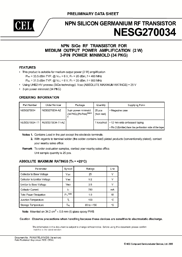 NESG270034-AZ_472370.PDF Datasheet