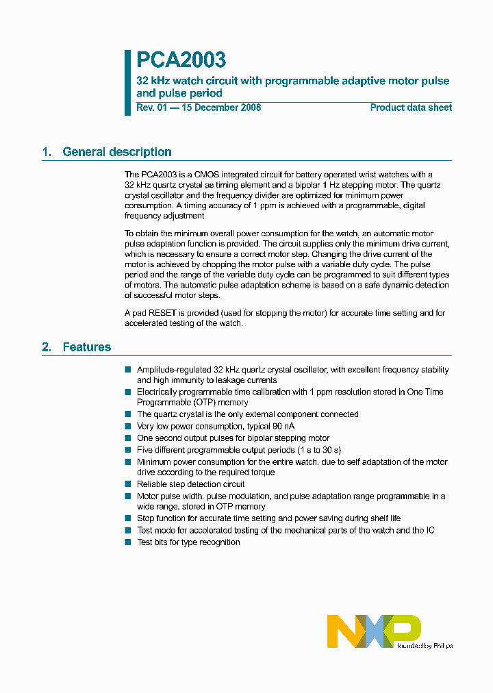 PCA2003U10AA_803448.PDF Datasheet