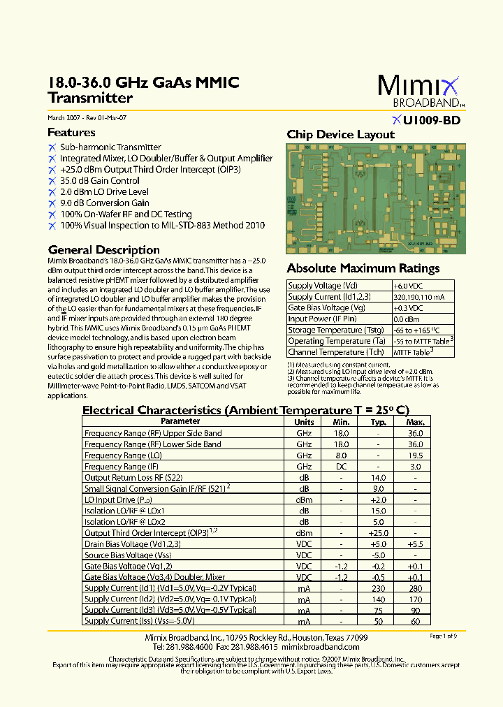 XU1009-BD_478413.PDF Datasheet