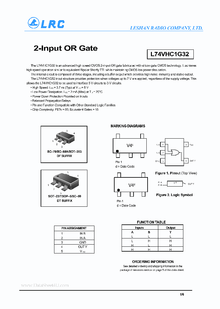 L74VHC1G32_426307.PDF Datasheet