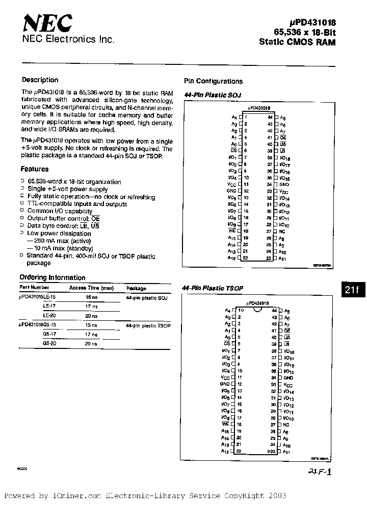 UPD431018LE-15_482098.PDF Datasheet