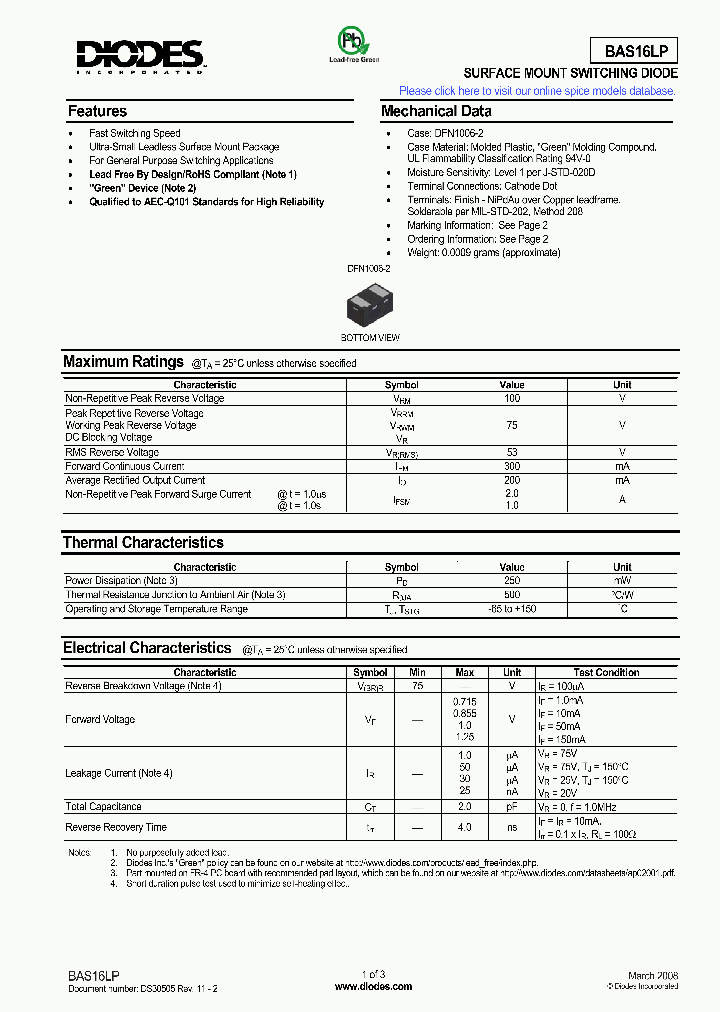 BAS16LP08_816710.PDF Datasheet