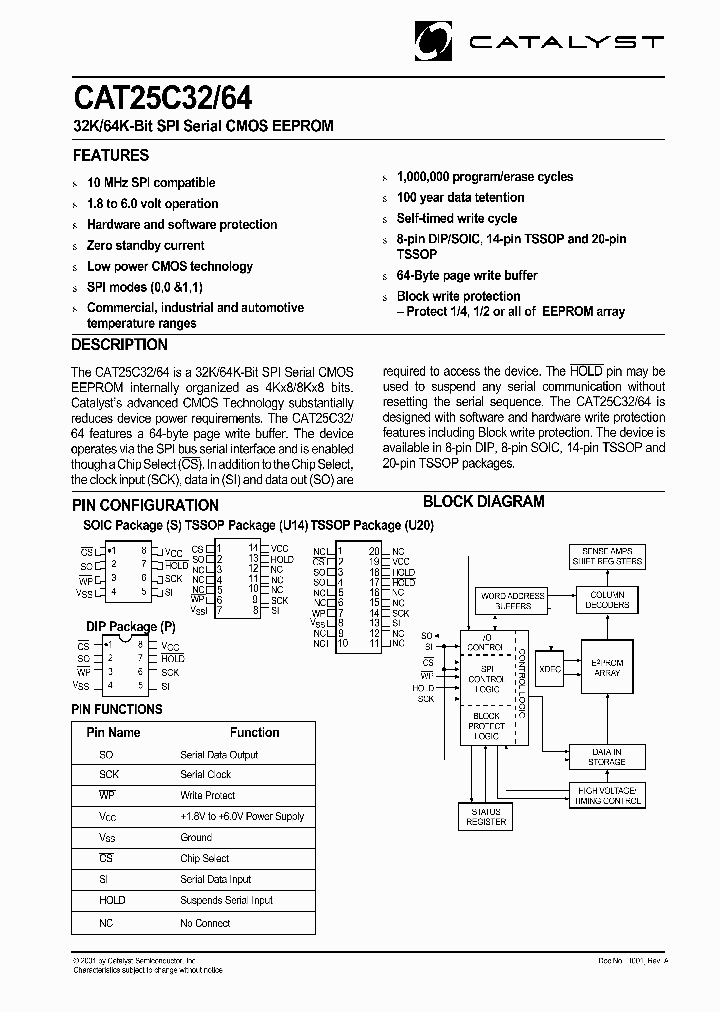 CAT25C64S-18_485177.PDF Datasheet