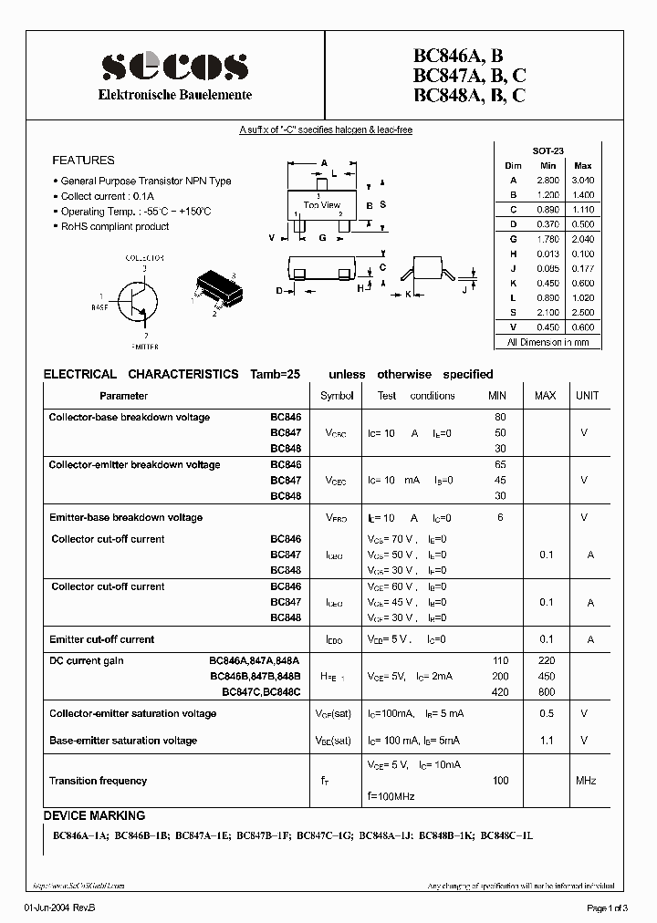 BC847A_829378.PDF Datasheet