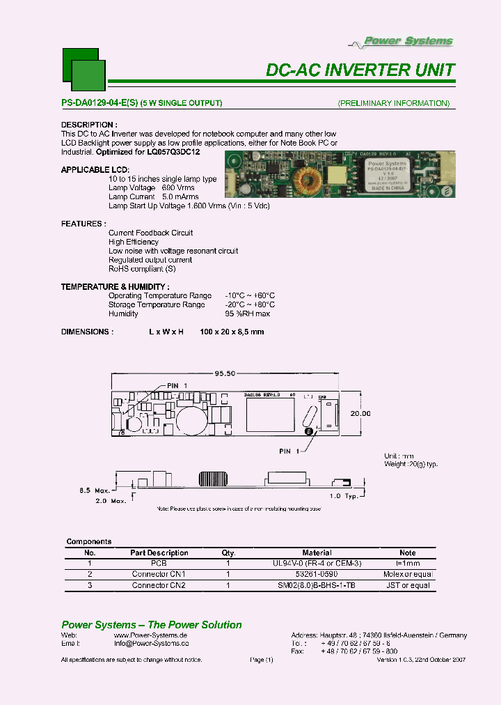 PS-DA0129-04-ES_843436.PDF Datasheet