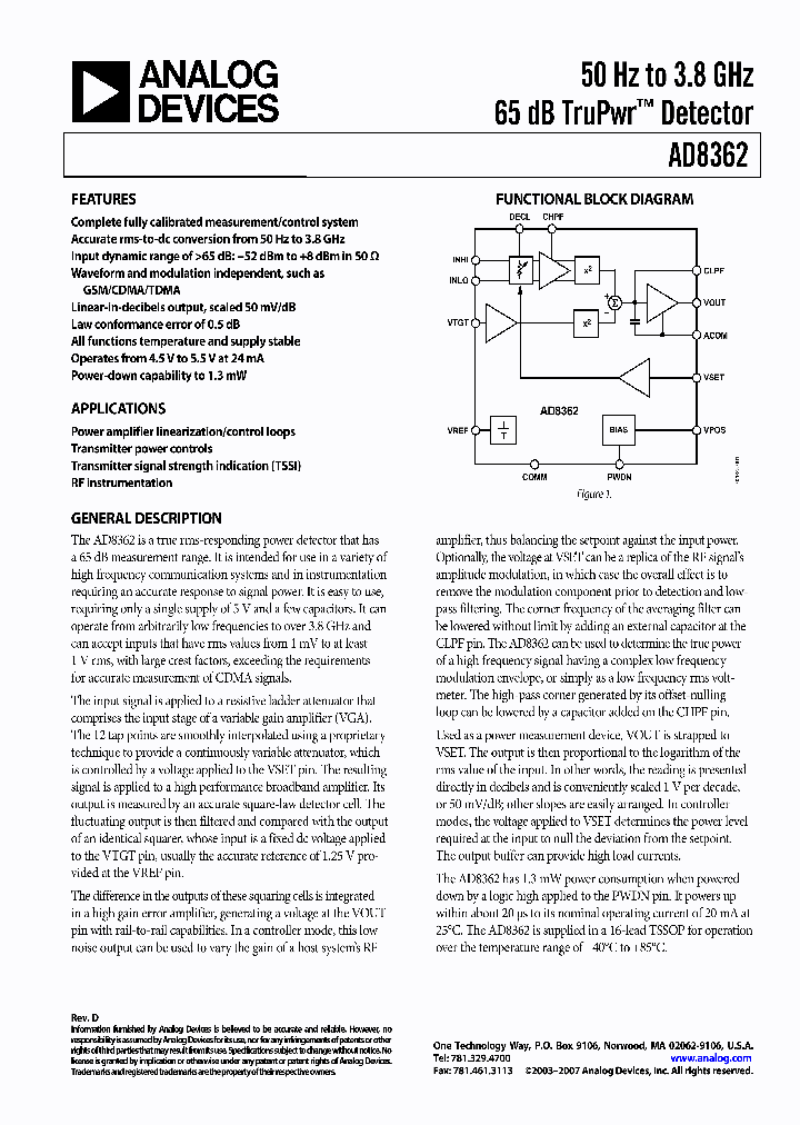AD8362-EVALZ_852368.PDF Datasheet