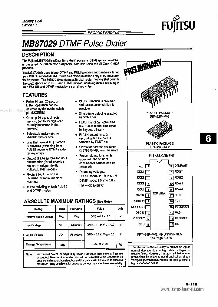 MB87029_459668.PDF Datasheet