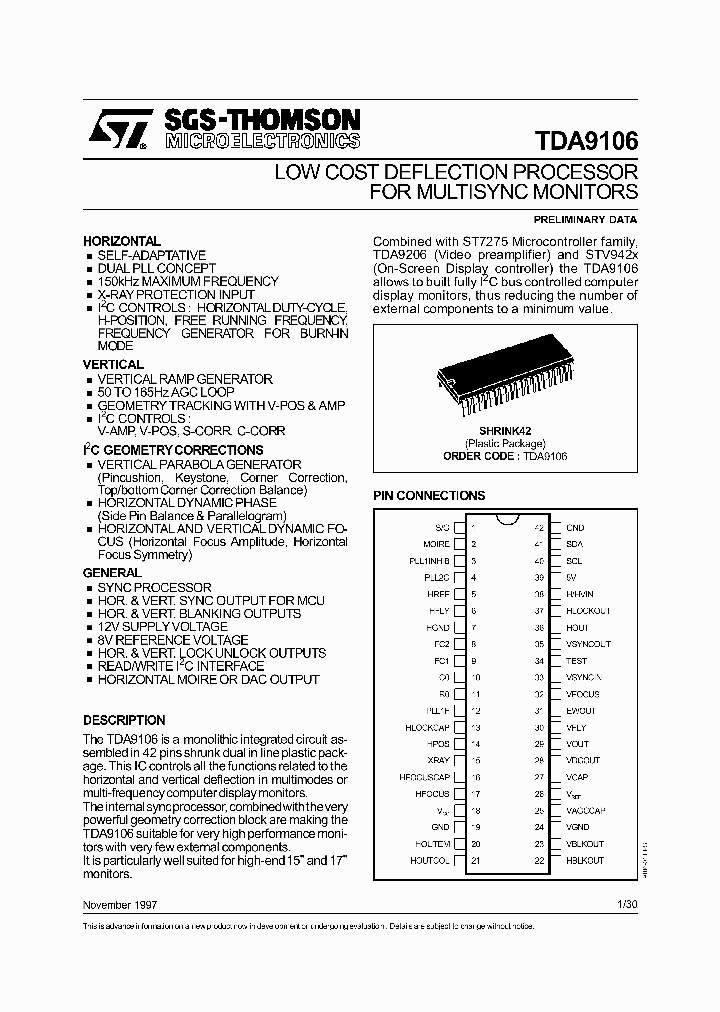 TDA9106_461951.PDF Datasheet