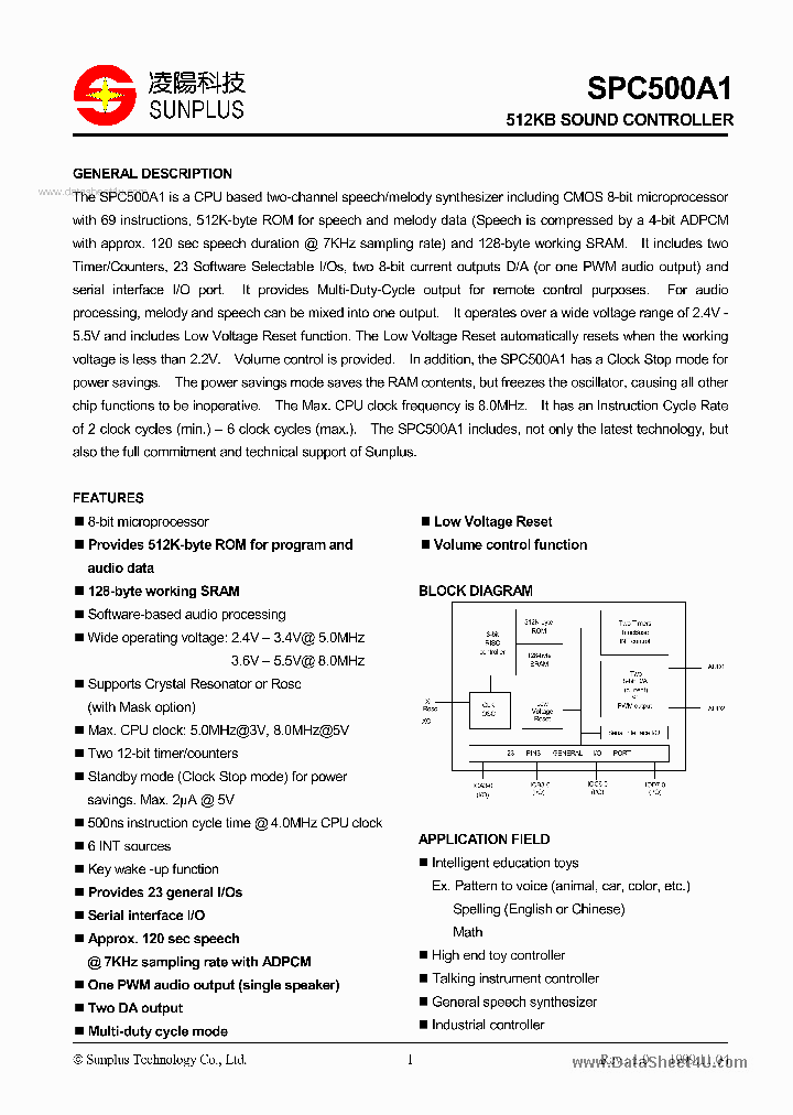 SPC500A1_462343.PDF Datasheet