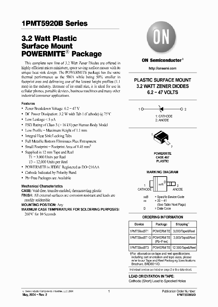 1PMT5929B_557194.PDF Datasheet