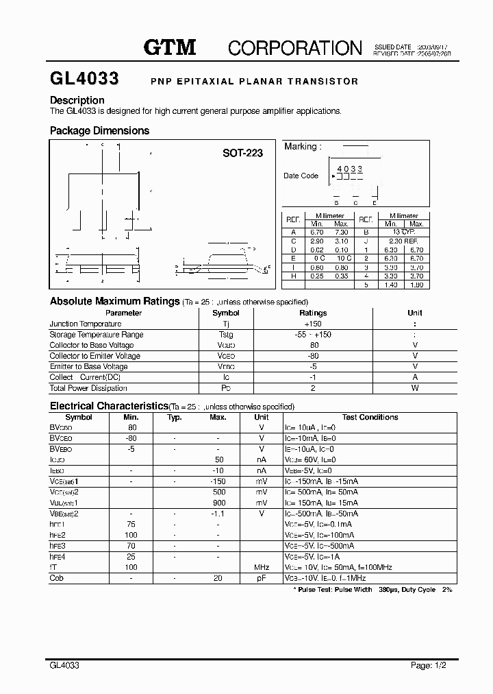 GL4033_901055.PDF Datasheet