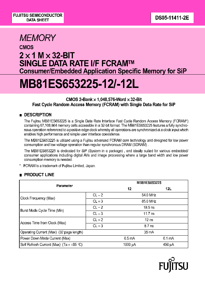 MB81ES653225_906582.PDF Datasheet