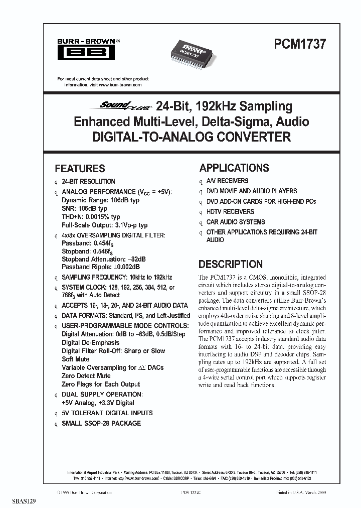 PCM1737E2K_520280.PDF Datasheet