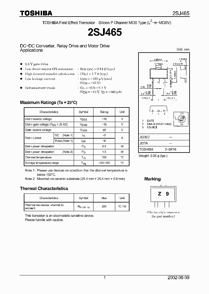 2SJ465_597333.PDF Datasheet