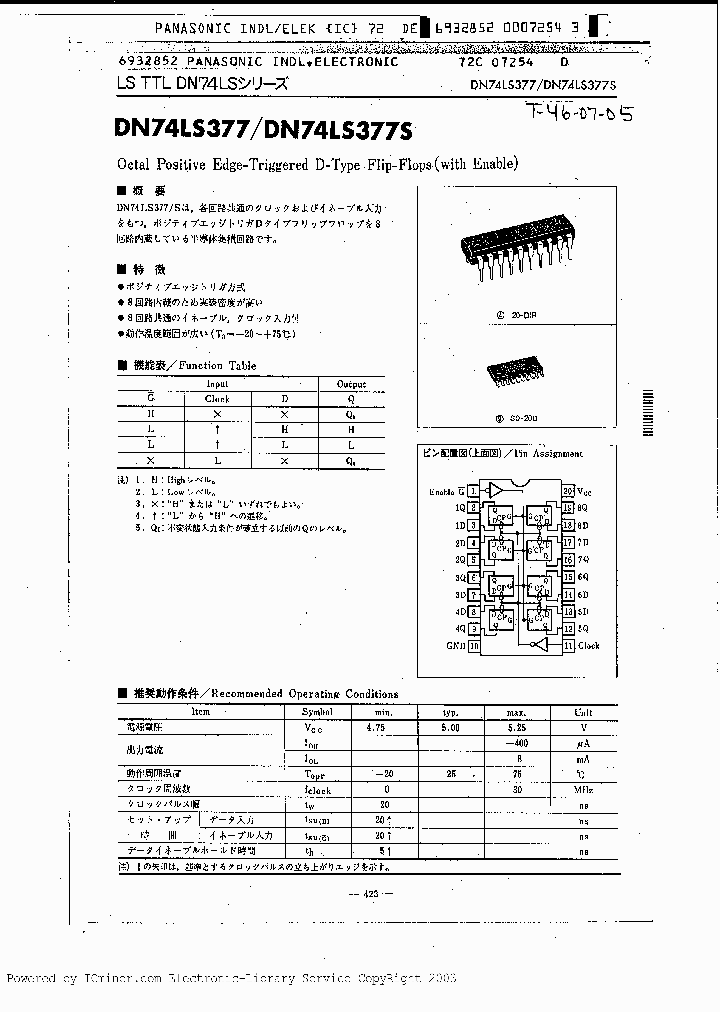 DN74LS377_521636.PDF Datasheet