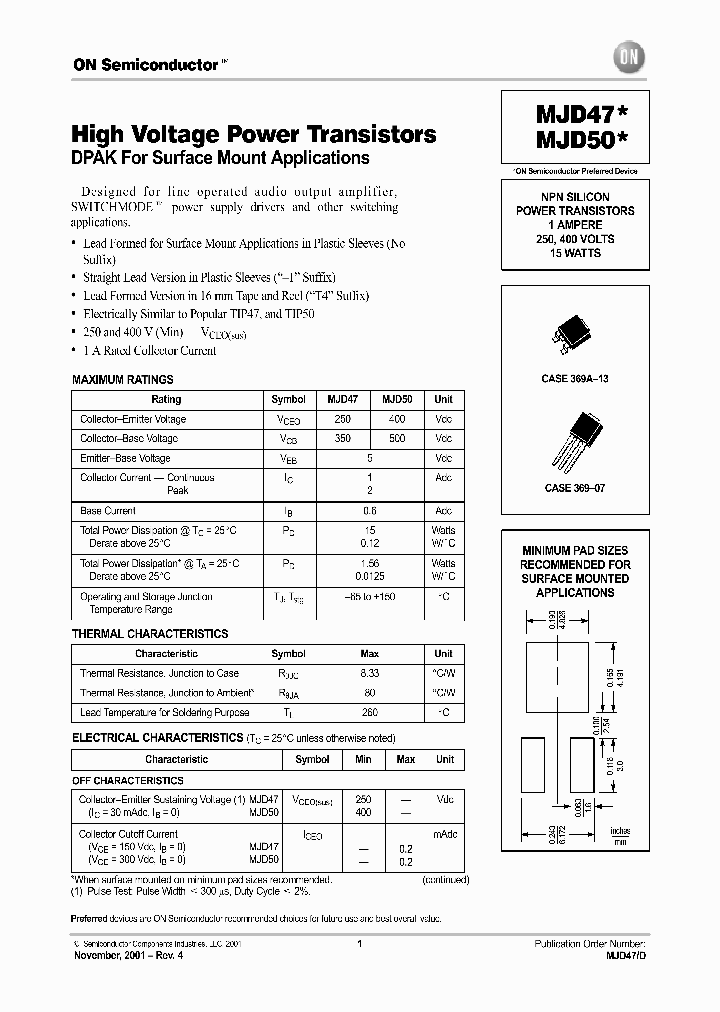 MJD47-D_598355.PDF Datasheet