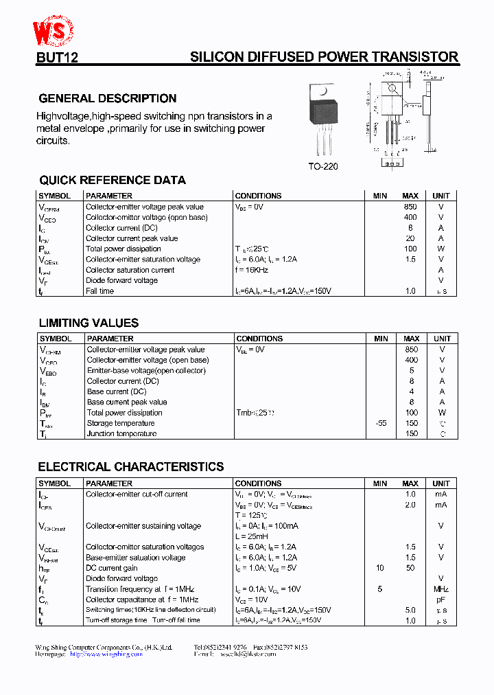 BUT12_483058.PDF Datasheet