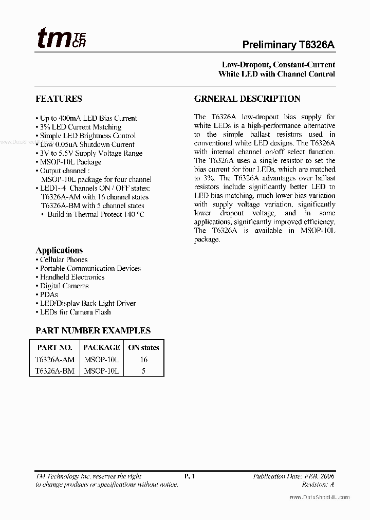 T6326A_483652.PDF Datasheet