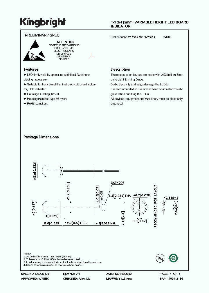 WP53BR127QWCD_529280.PDF Datasheet