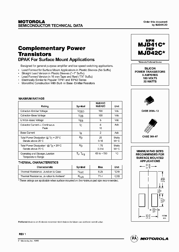 MJD74C_529399.PDF Datasheet