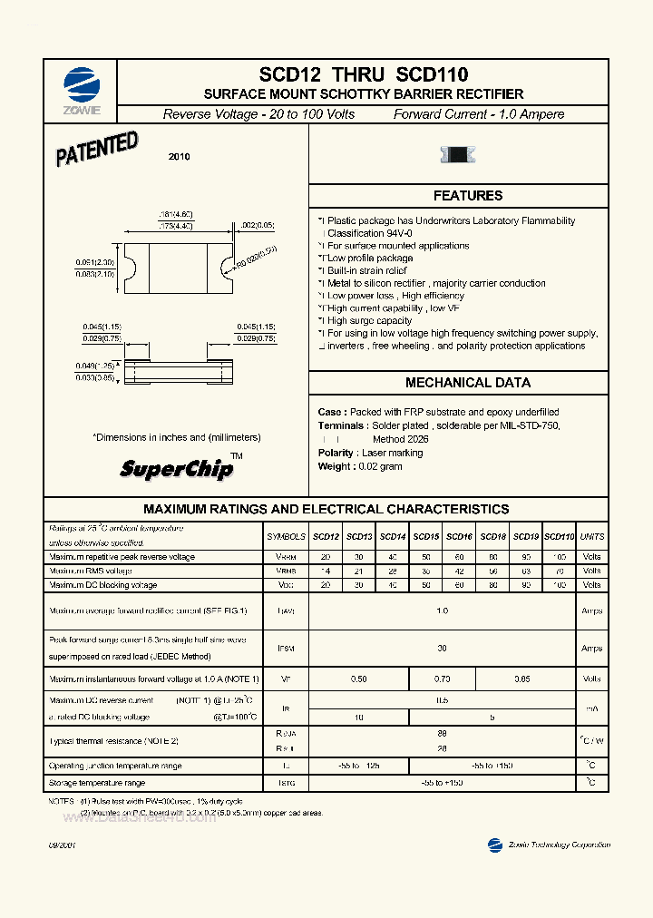 SCD110_486050.PDF Datasheet