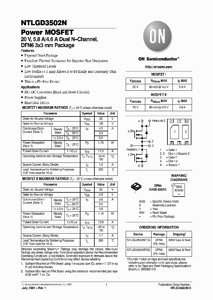 NTLGF3501NT2G_530844.PDF Datasheet