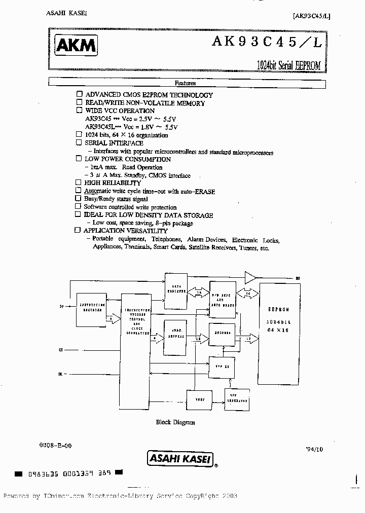 AK93C45LF_547654.PDF Datasheet
