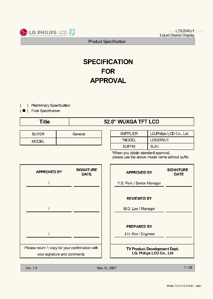 LD520WU1_497181.PDF Datasheet