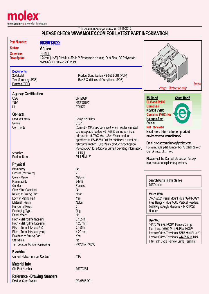 39-01-3022_922537.PDF Datasheet