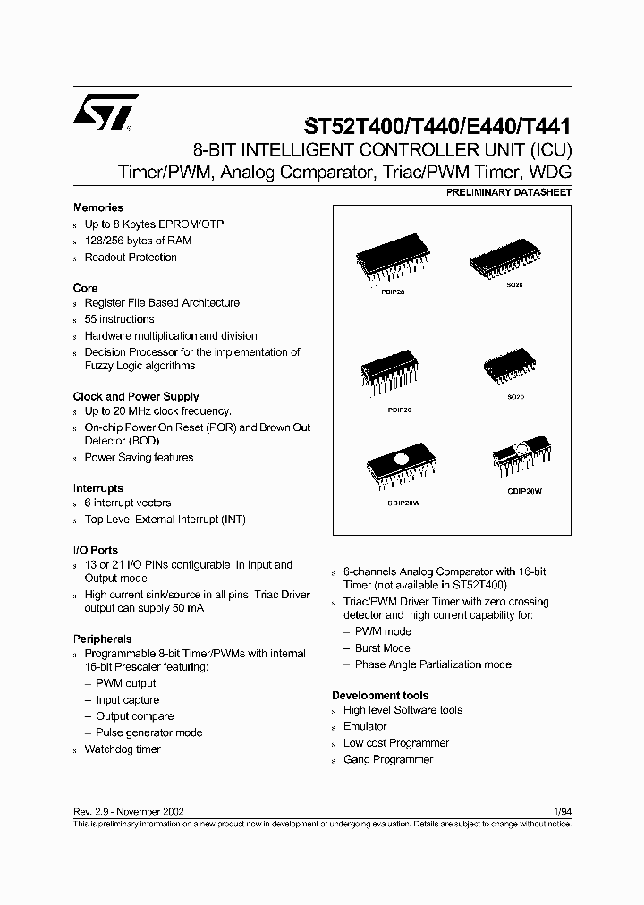 ST52E440_498344.PDF Datasheet