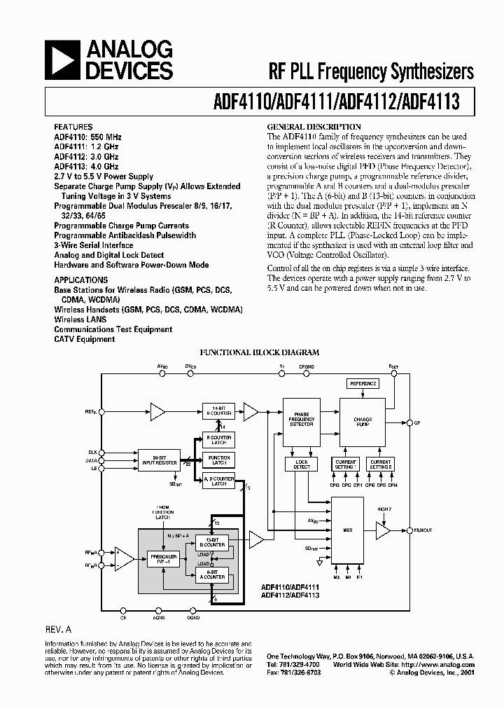 ADF4110_637471.PDF Datasheet